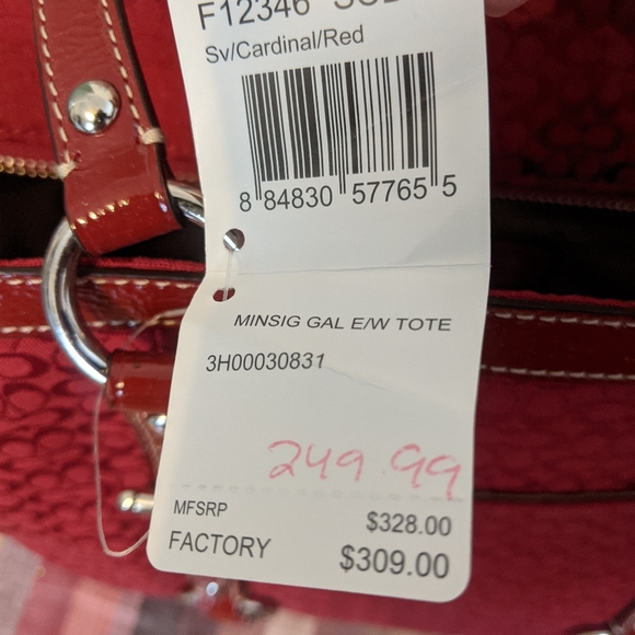 Authentic Coach Miniature Signature Tote F12346 - Picture 12 of 13